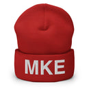 MKE Milwaukee Airport Code Cuffed Beanie