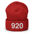 920 Green Bay Area Code Cuffed Beanie