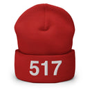 517 Lansing MI Area Code Cuffed Beanie