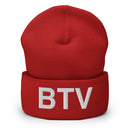 BTV Burlington Airport Code Cuffed Beanie