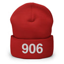 906 Upper Peninsula MI Cuffed Beanie