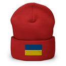 Flag of Ukraine Cuffed Beanie