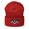 Denver Colorado Flag Cuffed Beanie