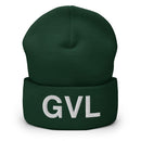 GVL Greenville SC Airport Code Cuffed Beanie
