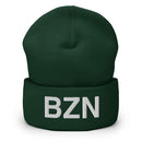 BZN Bozeman Airport Code Cuffed Beanie