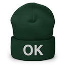 Oklahoma OK Cuffed Beanie