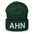 AHN Athens GA Airport Code Cuffed Beanie