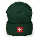 Switzerland Flag Cuffed Beanie