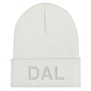DAL Dallas Airport Code Cuffed Beanie