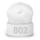 802 Vermont Area Code Cuffed Beanie