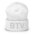 BTV Burlington Airport Code Cuffed Beanie