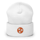 Orange Tennessee Flag Cuffed Beanie