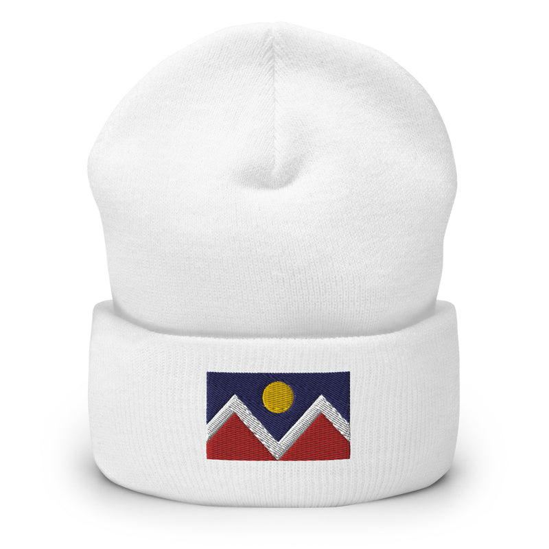 Denver Colorado Flag Cuffed Beanie