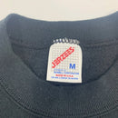 Vintage Jerzees Black Blank Sweater Size M Made in USA