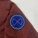 Lightweight Hooded Maroon Nike Windbreaker Size L