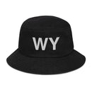 Wyoming WY Denim Bucket Hat