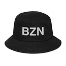 BZN Bozeman Airport Code Denim Bucket Hat