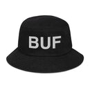 BUF Buffalo NY Airport Code Denim Bucket Hat