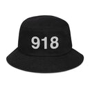918 Tulsa Area Code Denim Bucket Hat