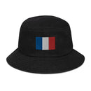 France Flag Denim Bucket Hat