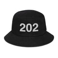 202 Washington DC Area Code Denim Bucket Hat