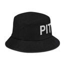 PIT Pittsburgh Airport Code Denim Bucket Hat
