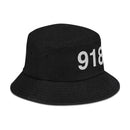 918 Tulsa Area Code Denim Bucket Hat