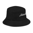Cursive Asheville NC Denim Bucket Hat