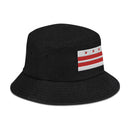 Washington DC Flag Denim Bucket Hat
