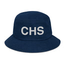 CHS Charleston SC Airport Code Denim Bucket Hat