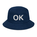 Oklahoma OK Denim Bucket Hat