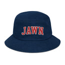 Philadelphia Jawn Collegiate Denim Bucket Hat