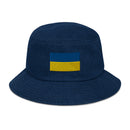 Flag of Ukraine Denim Bucket Hat