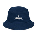 Come and Take It Canon Flag Denim Bucket Hat