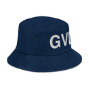 GVL Greenville SC Airport Code Denim Bucket Hat