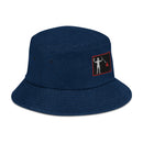 Blackbeard Pirate Flag Denim Bucket Hat