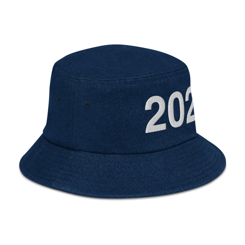 202 Washington DC Area Code Denim Bucket Hat