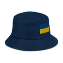 Flag of Ukraine Denim Bucket Hat
