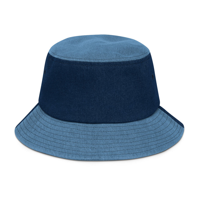 DTW Detroit MI Airport Code Denim Bucket Hat