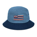 Hawaii Flag Denim Bucket Hat