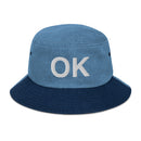 Oklahoma OK Denim Bucket Hat