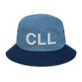 CLL College Station Airport Code Denim Bucket Hat