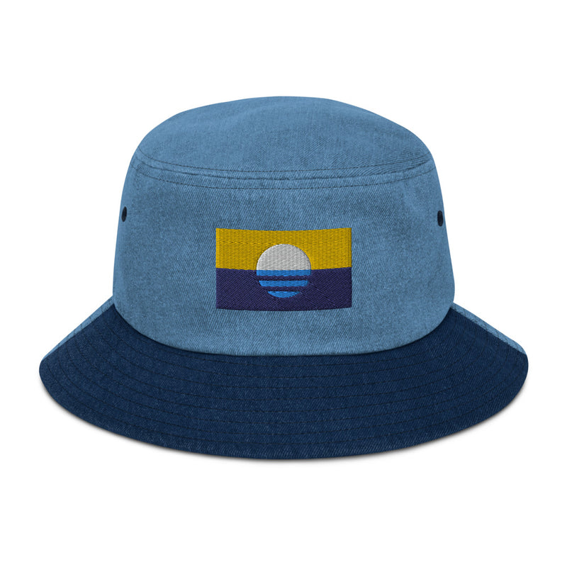 Milwaukee Flag Denim Bucket Hat