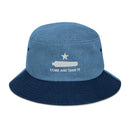Come and Take It Canon Flag Denim Bucket Hat
