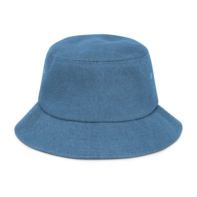 DTW Detroit MI Airport Code Denim Bucket Hat