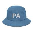 Pennsylvania PA Denim Bucket Hat