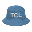 TCL Tuscaloosa Airport Code Denim Bucket Hat
