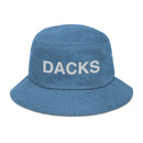 DACKS Adirondack Mountains Upstate NY Denim Bucket Hat
