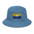 Milwaukee Flag Denim Bucket Hat