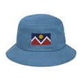 Denver Colorado Flag Denim Bucket Hat